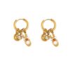 Wholesale Christmas series stainless steel earrings
