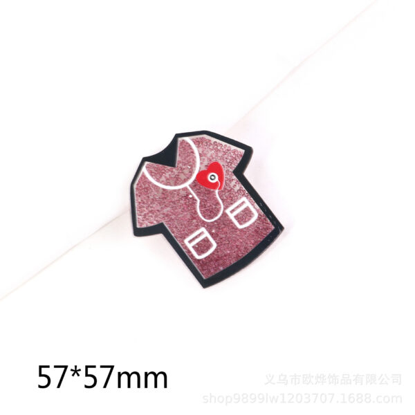 oly-f35e319f5e7a360ddce94e8fd95554e2 Wholesale Cartoon medical clothes quicksand acrylic