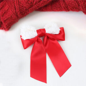 White + red bow