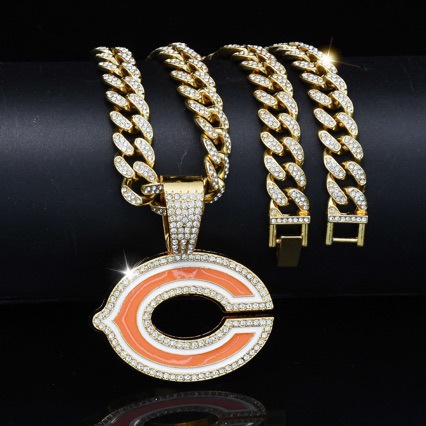 Wholesale NFL Amazon explosions European and American bears necklace alloy personality necklace jewelry factory direct sales