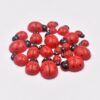 Wholesale DIY Micro Landscape Accessories Wooden Mini Color Coccinella Small Bonsai Decoration Accessories Beetle