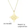 Wholesale Korean Style One-piece Delivery Personalized Witch Double-layer Celtic Triangle Pendant 304 Stainless Steel Necklace