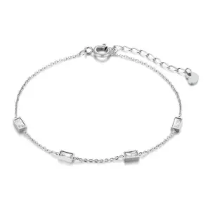 Square Diamond Silver: Bracelet