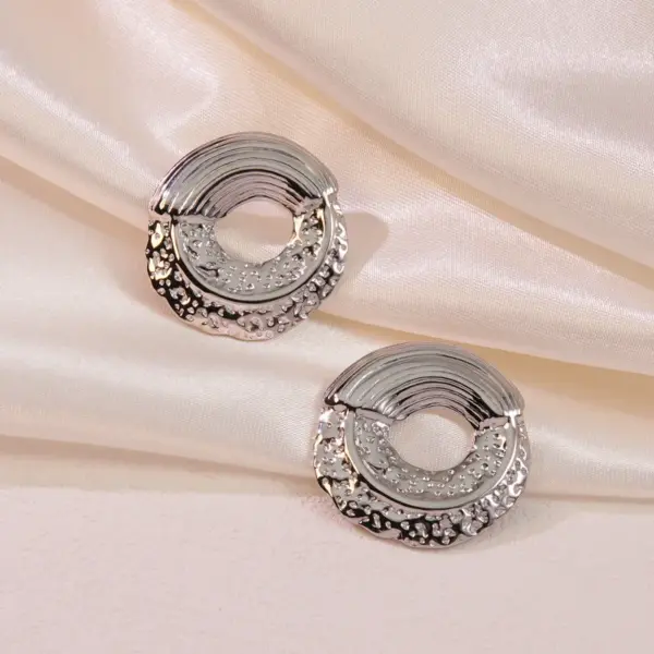 Wholesale 1 Pair Vintage Style Sweet Classic Style Irregular Geometric Irregular 304 Stainless Steel Imitation Gold Electroplating Ear Studs