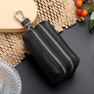 Double zipper: black