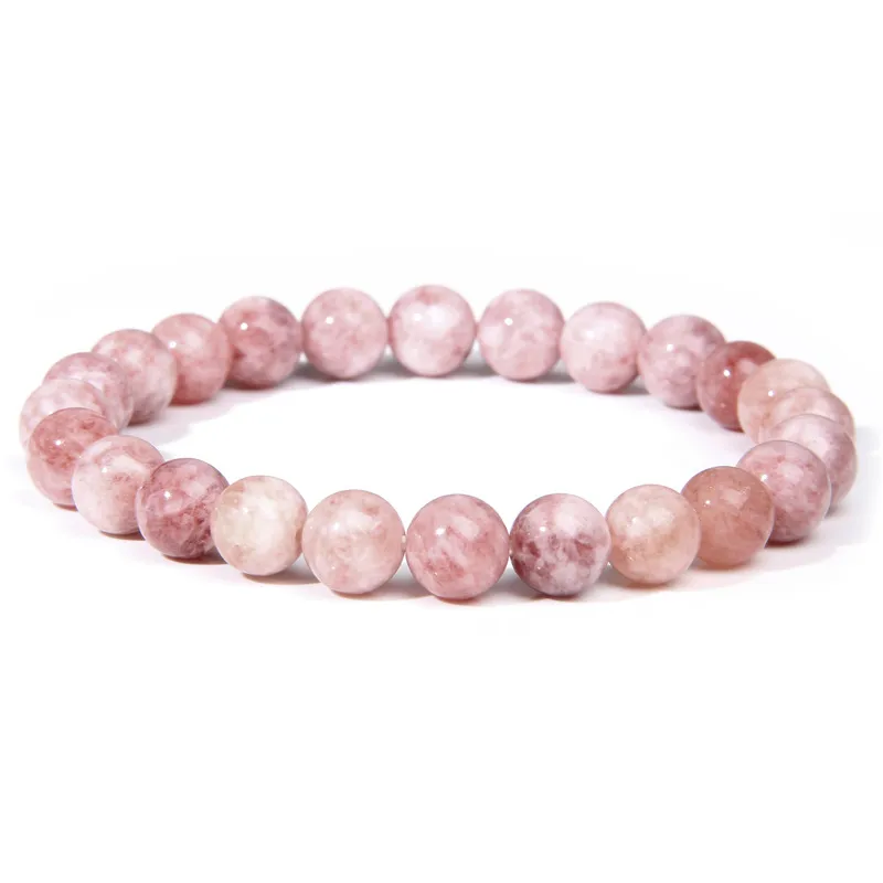 Wholesale Fashion Solid Color Natural Stone Beaded Bracelets