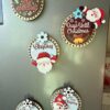 Wholesale 3D Christmas Countdown Photo Frame Magnetic Fridge Magnet
