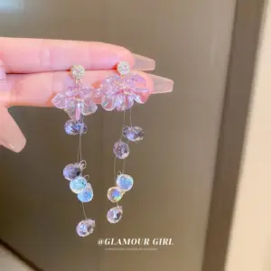 32# Silver Needle-Purple Flowers