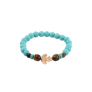(gold anchor) turquoise style