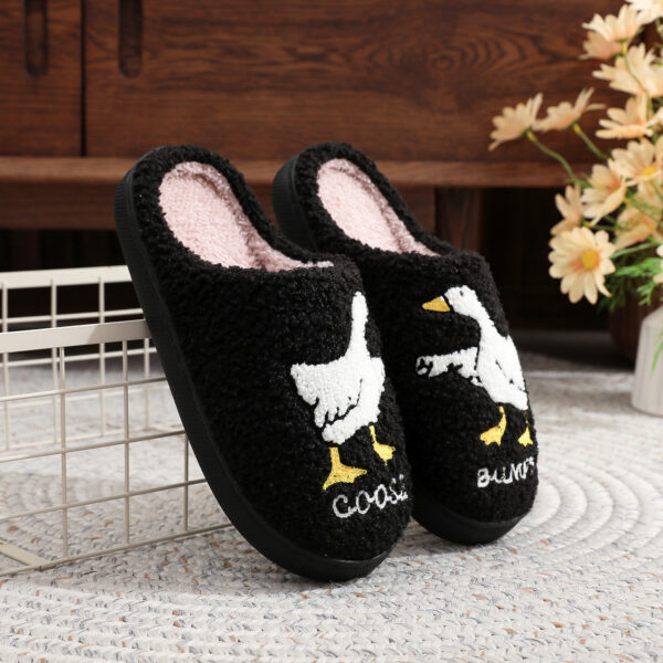 Wholesale Halloween Horror Movie Elements GOOSEBUMPS Goose Pimples Goose Embroidered Cotton Slippers Men's and Women's Personalized Shoes