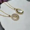 Wholesale Simple Style Commute Round Copper Zircon Pendant Necklace In Bulk