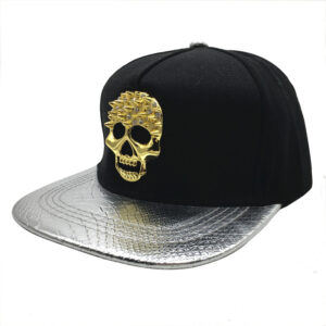Skull-Black Silver Eaves / M（56-58cm）