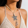 Wholesale Bohemian Beach Starfish Pendant Necklace