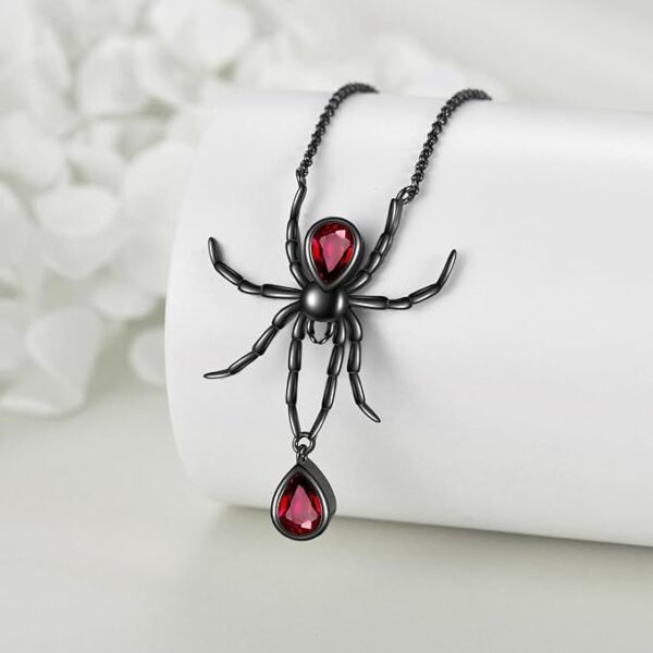 oly-f3d1ba8f21323bcff71089d77086bc33 Wholesale European and American Cross-border New Halloween Spider Pendant Necklace Fashion Exaggerated Gothic Spider Gift Necklace