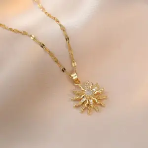 X0765 Gold Rotating Necklace