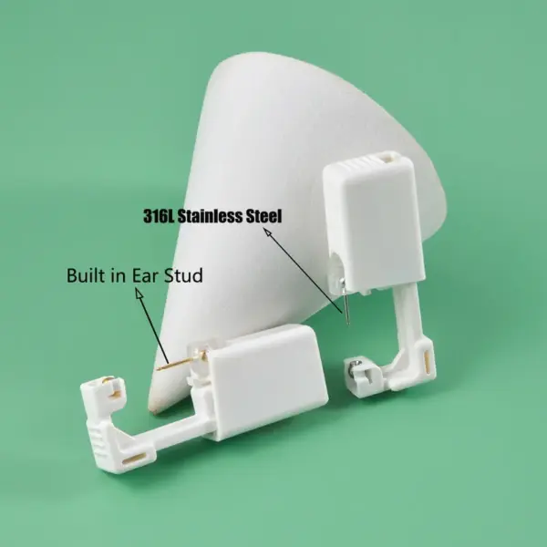 Ion Plating (IP) 24K Gold Plated Round Flower Butterfly 316 Stainless Steel Hawaiian Tropical Waterproof Non Tarnish Cartilage Earrings