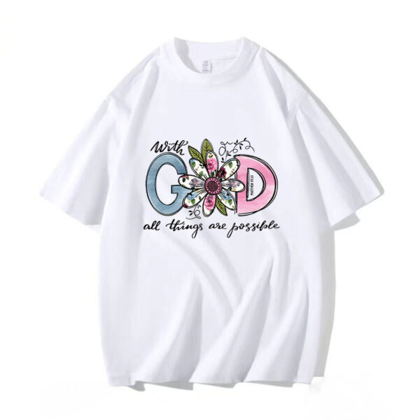 Wholesale Flower and letter heat transfer printing