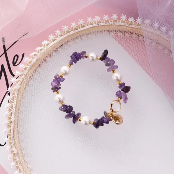 Wholesale Geometric Natural Stone No Inlaid Bracelets In Bulk