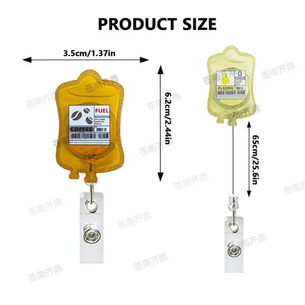 Wholesale Medicine bag, medical staff acrylic badge, scroll, retractable and easy to pull