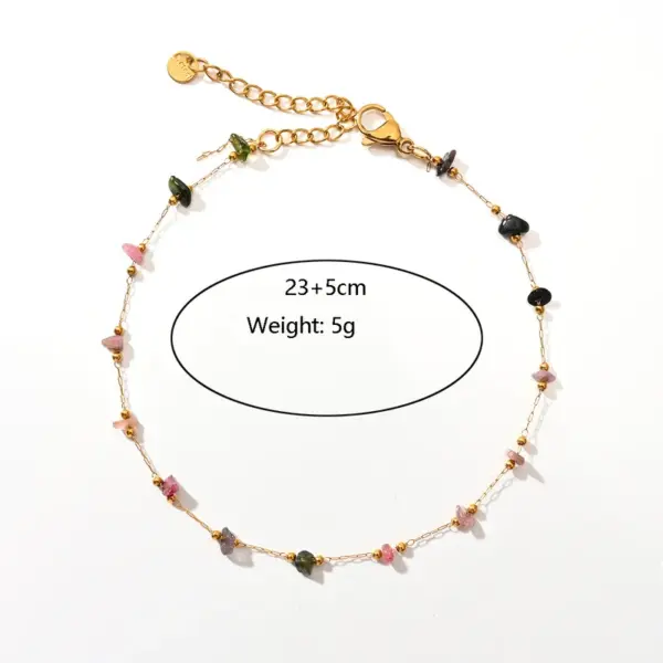 Wholesale Jewelry Simple Style Geometric 304 Stainless Steel Anklet