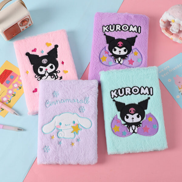 Wholesale Cartoon Character Plush Notebook Student Notepad