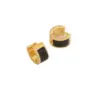 Wholesale Fashion Geometric Stainless Steel Enamel Earrings 1 Pair