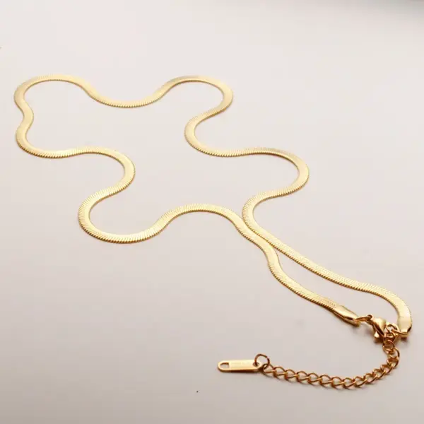 Wholesale Simple Style Geometric Stainless Steel Plating Necklace 1 Piece