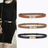 oly-f40cfc1eacafd87da25c7c0ebf6c610b Wholesale Fashionable All-match Korean Style Women's Thin Belt Belt Skirt Casual Pants Belted Waist Slimming Buckle Belt