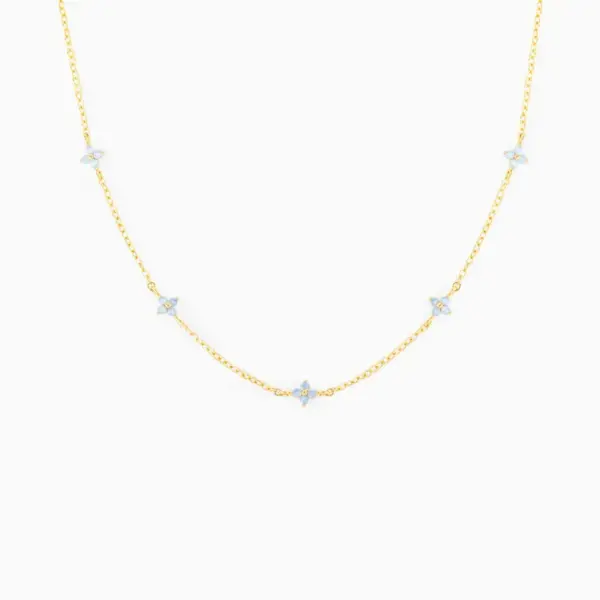 Wholesale Casual Sweet Geometric Copper Zircon Necklace In Bulk