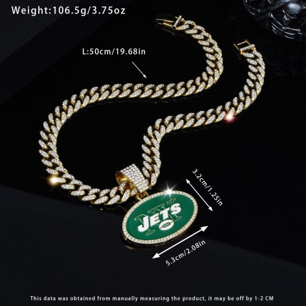 Wholesale Hip Hop Jet Necklace Men's Cuban Chain