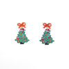 oly-f41e8e5799df5f3ecb81d35f06249616 Wholesale Cartoon butterfly tassel Christmas tree earrings