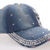 Wholesale Owl three-row Diamond Denim baseball cap B094