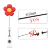 oly-f43656865063019af2623684383bf8c9 Wholesale Resin Color Flower Easy-Pull Buckle Easy-Pull Doctor Nurse Student Gift Office Retractable Badge Scroll