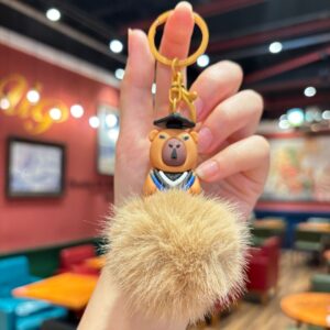 Brown fur ball [dr. capi] / 8.6*5.5cm