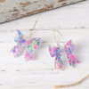 oly-f44b47078f9f96141061f496eee851e1 Wholesale Cross-border New Spring and Summer Colored Leaves Flowers Bohemian Bow Pendant Earrings Acrylic Earrings Gift