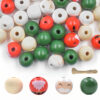 Wholesale Santa Claus wooden bead