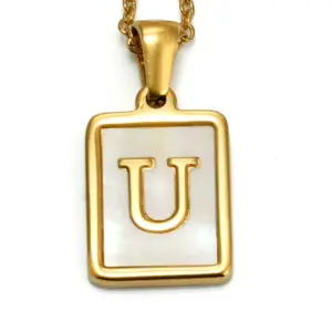 Square White Shell U