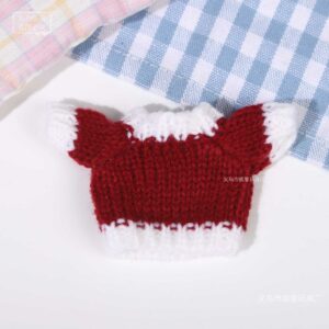Rx130 sweater-burgundy white collar