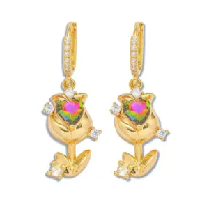 E1285 Tulip Earrings