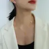 oly-f48b49e58478d0b554d569dd9d526a33 Wholesale PVD Coated Real Gold Plated 18K Gold Geometric 304 Stainless Steel Waterproof Non Tarnish 304 Stainless Steel Necklace