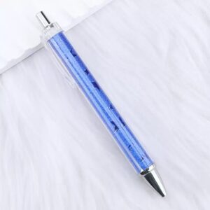Bullet-shaped 0.7mm black / 22-Glitter Dark Blue Star