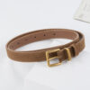 Wholesale Suede leather women's retro cowhide belt