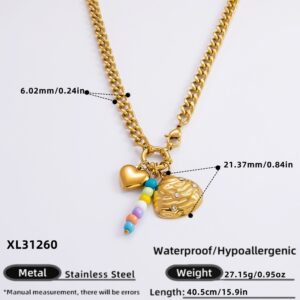 XL31260 / Electroplated 18k real gold