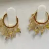 Wholesale Fashion Star Brass Gem Earrings
