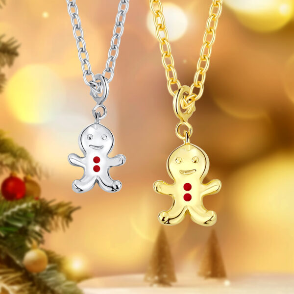 oly-f4b8385c27c7792a6d5ecacc8eac35e3 Wholesale Christmas Cute Gingerbread Necklace