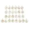 Wholesale Copper 18K Gold Plated Simple Style Classic Style Inlay Letter Letter Shell Zircon Pendant Necklace