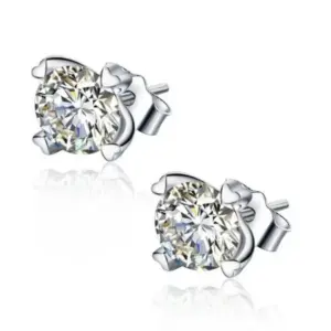 Ed007 Heart Claw Four-Corner Ear Studs