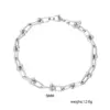 Wholesale Casual Simple Style U Shape 304 Stainless Steel 18K Gold Plated Bracelets In Bulk