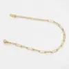 Wholesale PVD Coated Real Gold Plated 18K Gold Geometric 304 Stainless Steel Classic Style Waterproof Non Tarnish 304 Stainless Steel Bracelets