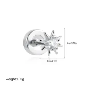 Sun Zircon Silver (One Piece)